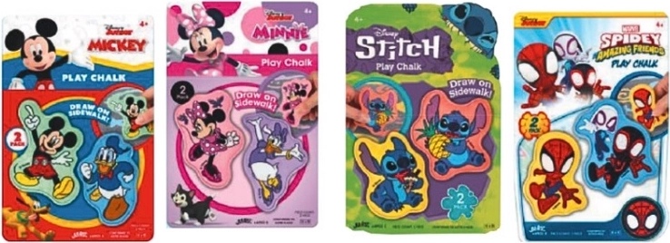 John 2D kréta Spidey, Stitch, Mickey vagy Minnie mintával