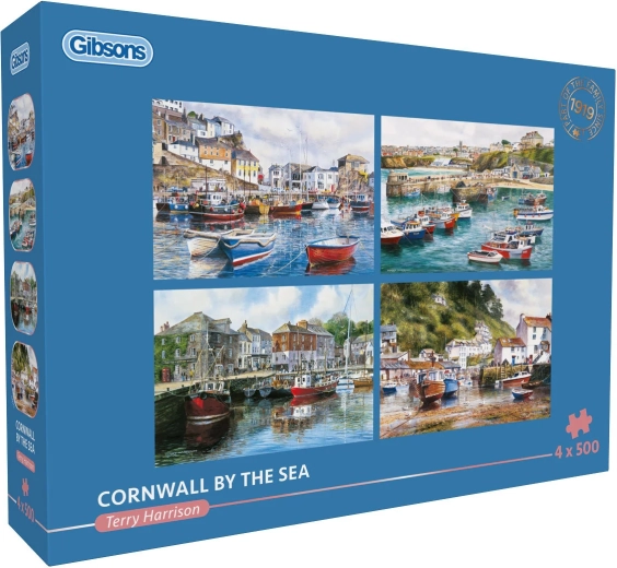 GIBSONS puzzle Cornwall a tengernél – 4×500 darab