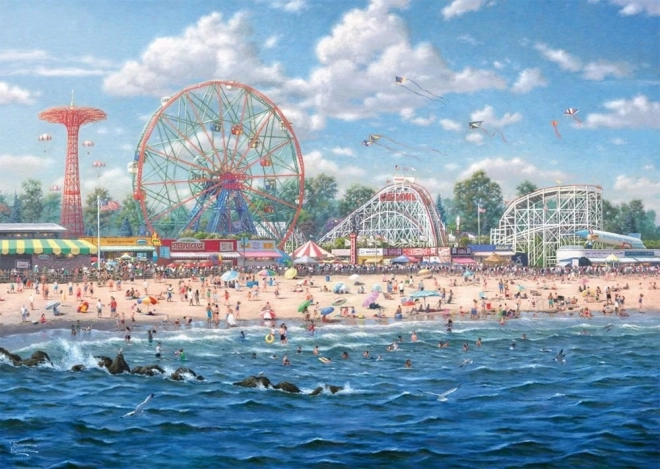 Puzzle Coney Island 1000 darabos SCHMIDT