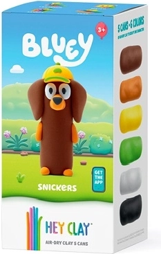 Hey Clay Bluey Snickers – készlet 5 tégellyel