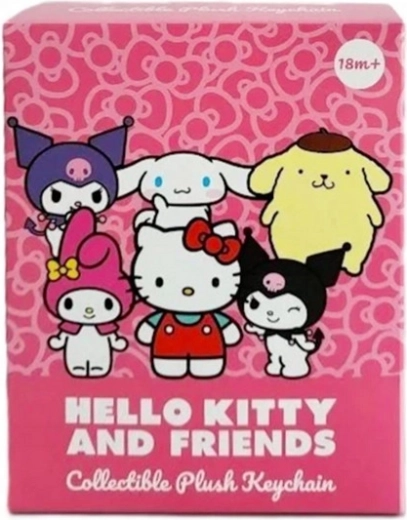 Hello Kitty és barátai plüss kulcstartó 13 cm – véletlenszerű figura