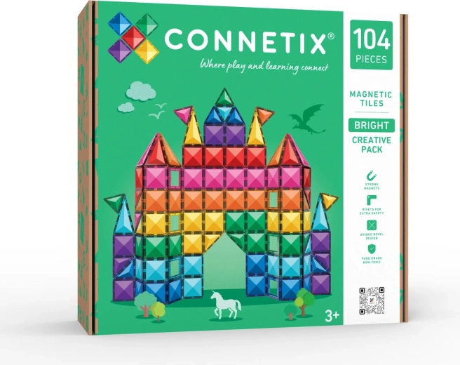 Bright Creative Pack mágneses építőjáték 104 darabbal
