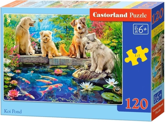Castorland puzzle Koi pontyos kis tó 120 darab
