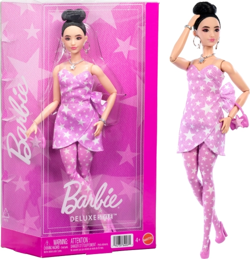 Barbie Deluxe Style rózsaszín farmer baba kiegészítőkkel