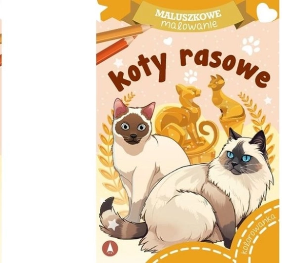 Maluszkowe színezés: Fajtatiszta macskák