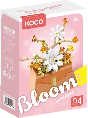 KOCO építőkészlet virágok tasakban – tél, 232 darab – 1 db