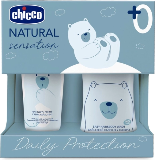 Chicco Natural Sensation Daily Protection ajándékszett újszülötteknek