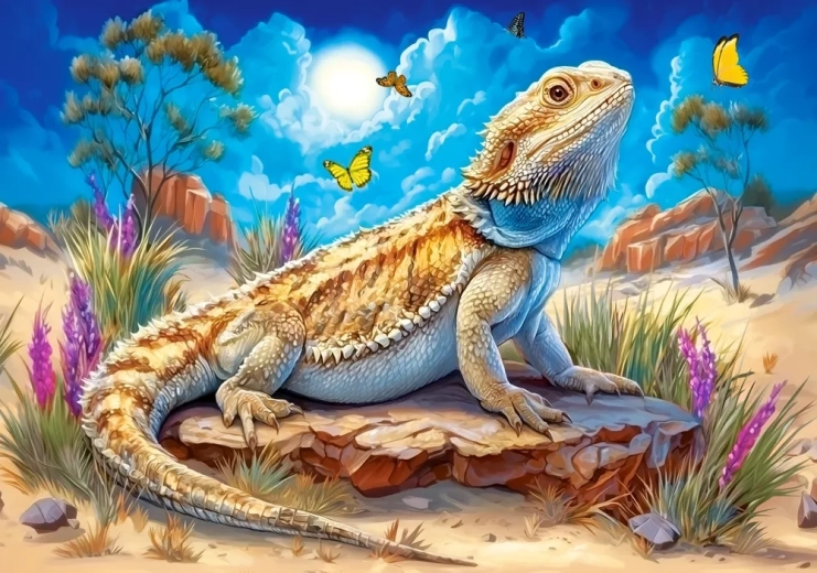 Puzzle Gyíkkirály 500 darab CASTORLAND