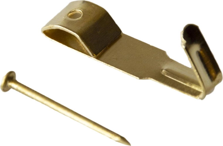 Fém falikampó IXA 1-es méret, sárgaréz színű, 250 db