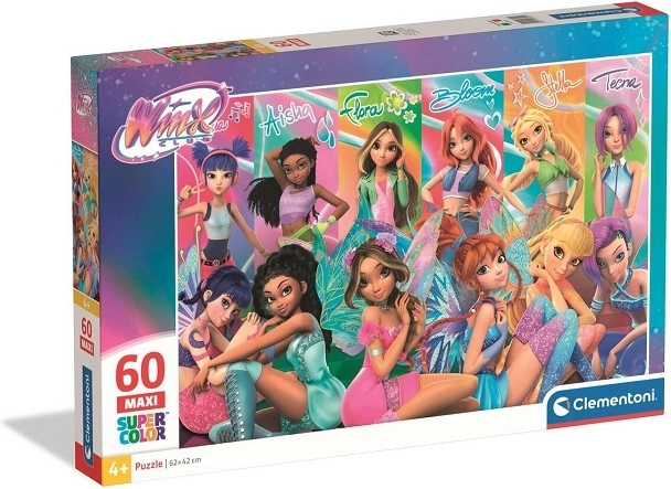 Clementoni SuperColor Maxi Winx Club puzzle 60 darabos