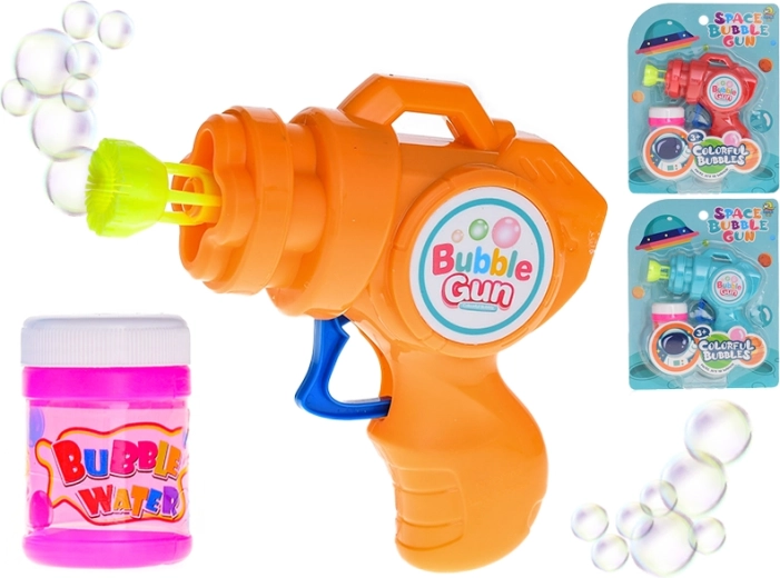 Buborékfújó pisztoly 13 cm elemek nélkül