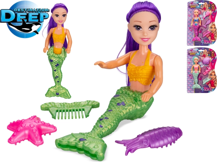 Destination Deep sellőlány 17 cm kiegészítőkkel