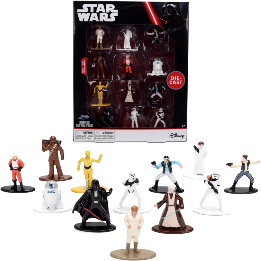 12 darabos STAR WARS Metalfigs – 1. széria fém figura készlet