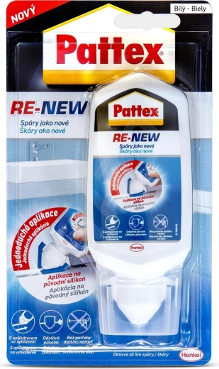 Javító szilikon, fehér, 80 ml PATTEX RE-NEW