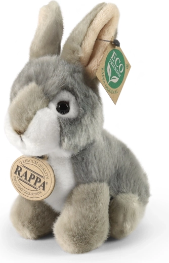 Rappa szürke ülő plüssnyúl Eco-Friendly 16 cm