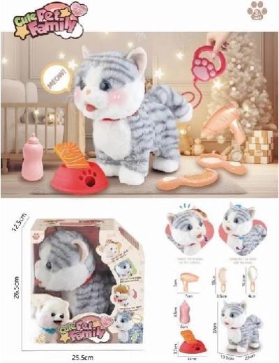 Elemes plüss kandúr Bonifác