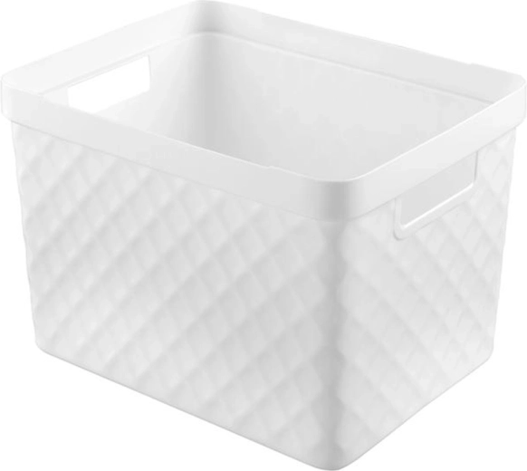 HEIDRUN műanyag kosár 36 × 27 × 23 cm, színkeverék