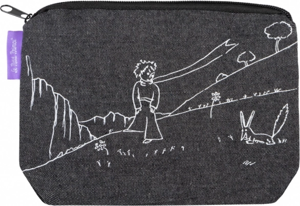 Farmerhatású etui A kis herceg – fekete