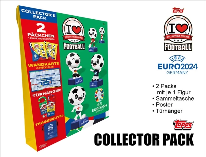 Topps UEFA EURO 2024 I Love Football – hivatalos 3D gyűjthető figurák