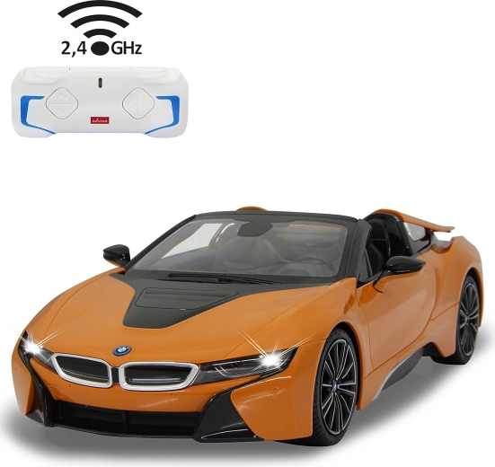 Jamara BMW i8 Roadster RC autó 1:12 narancssárga 2,4 GHz