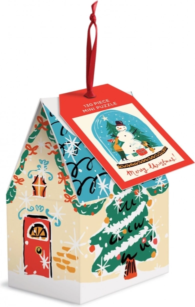 Téli puzzle hópihe GALISON 130 darabos