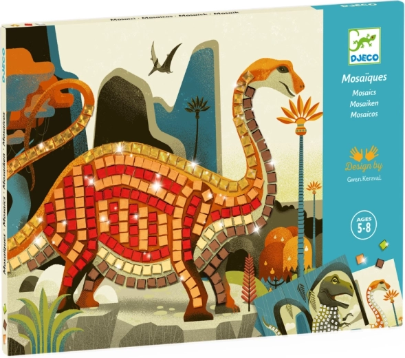 Djeco mozaikképek dinoszauruszok