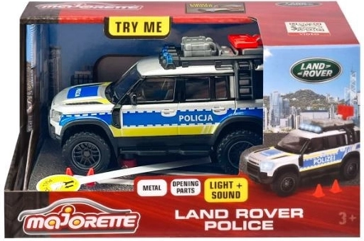 Majorette Grand Land Rover rendőrségi jármű 12,5 cm