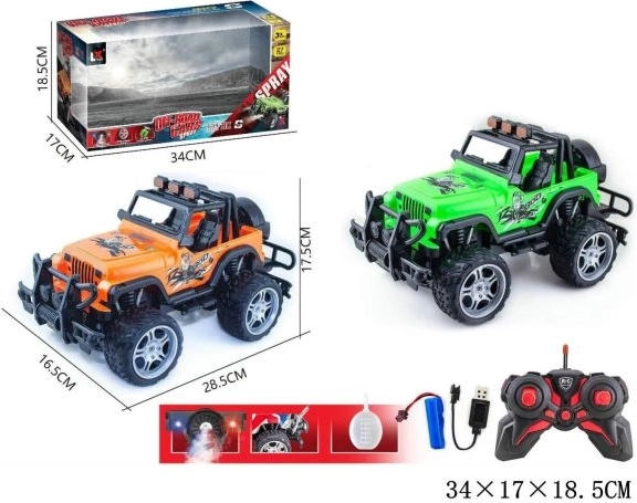 Távirányítós Jeep töltővel