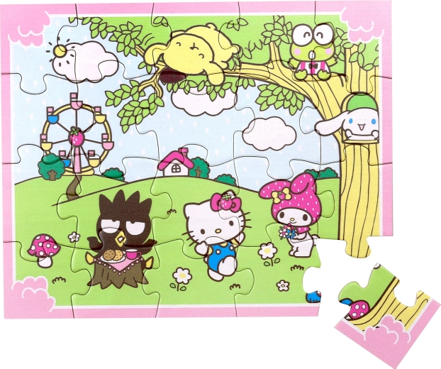 Hello Kitty fa puzzle – 20 darabos