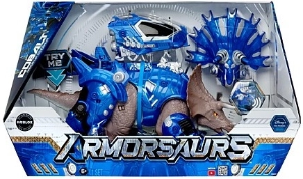 MGA Armorsaurs Armor-Up Cobalt dinoszaurusz