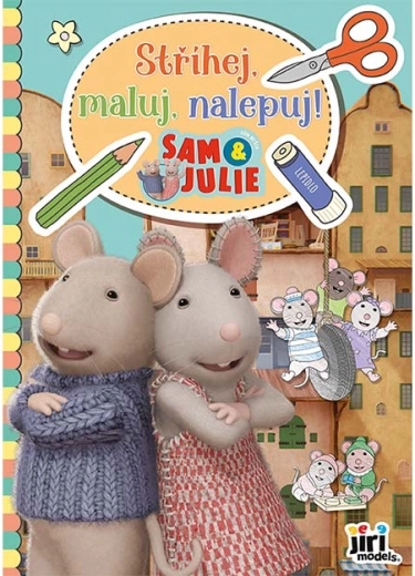 Vágj, színezz, ragassz! Sam & Julie egérkék háza