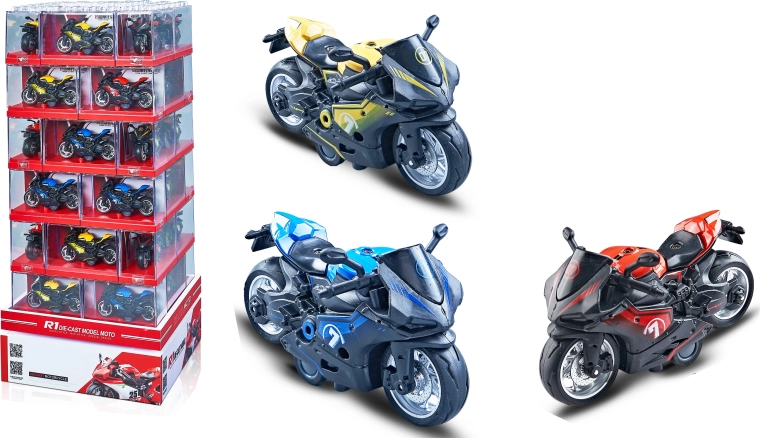 Fém DUCATI motorkamodell 1:16 – 3 változat