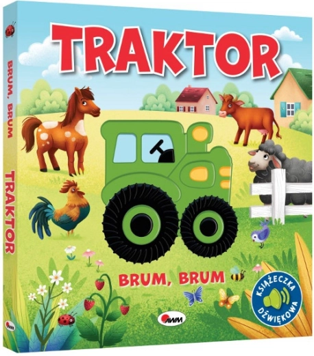 Brum Brum traktor – érzékelő könyv hangokkal gyerekeknek