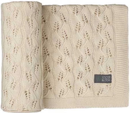 Vinter & Bloom takaró moment organic linen bézs