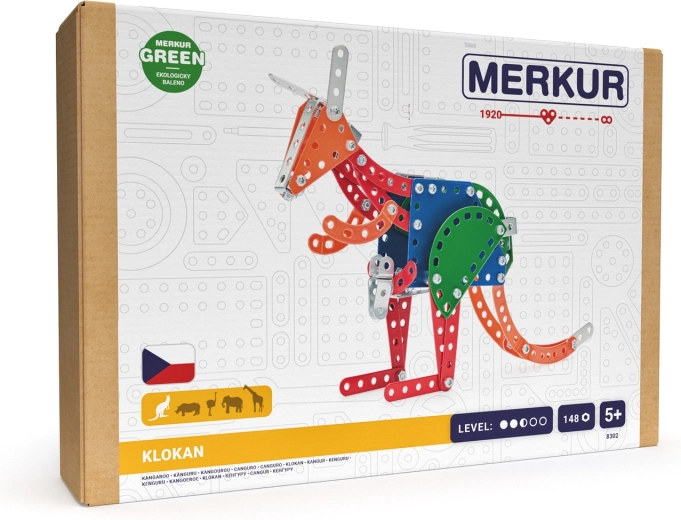 Merkur állatkert kenguru, 148 darab