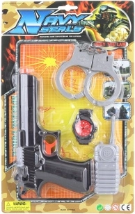 Rendőrségi készlet gyerekeknek rádióadóval