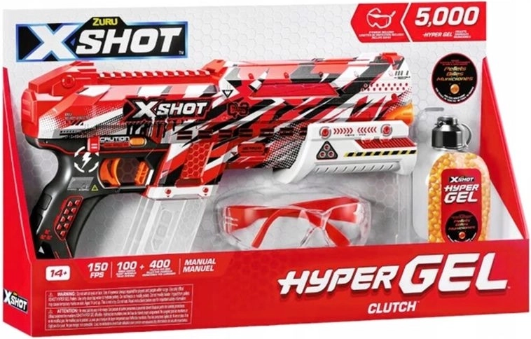 ZURU X-SHOT HyperGel pisztoly 500 géllövedékkel