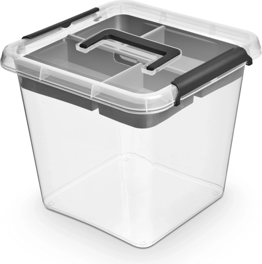 Simplestore insert tárolódoboz fedéllel és fogantyúval 13 l (29 × 29 × 26 cm)