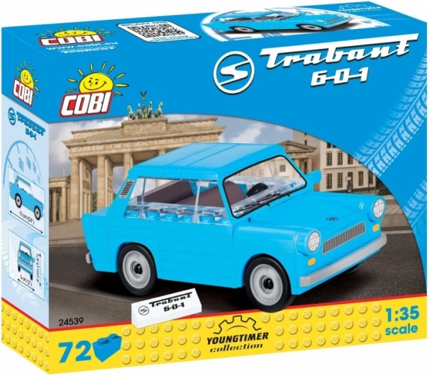 COBI Trabant 601 1:35 autó építőkészlet (72 elem)
