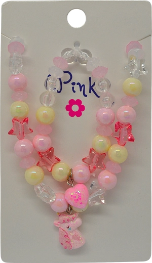 Kreatív nyaklánc- és karkötőkészítő készlet – unikornis