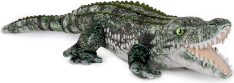 Plüss krokodil 45 × 13 cm, újszülött kortól
