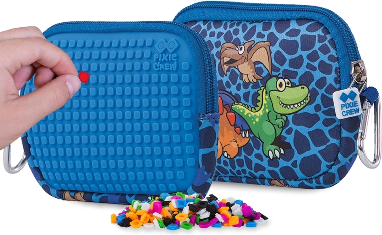 Pixie Crew univerzális tok Dino kék