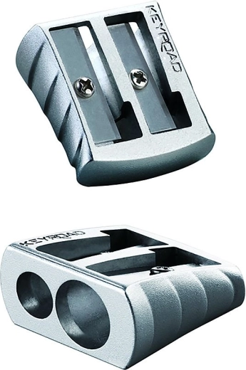 Keyroad Metal Duo hegyező, ezüst