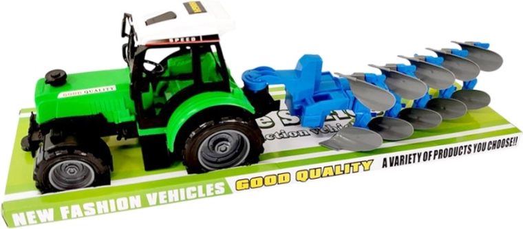 Traktor kis farmereknek csatlakoztatható mezőgazdasági géppel