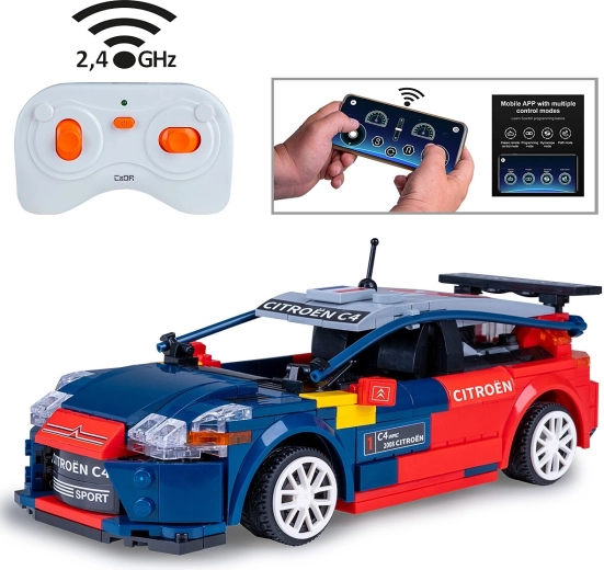 CaDA Citroën C4 WRC 2008 RC építőkészlet 1:20