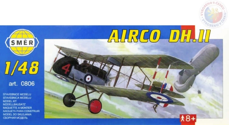 Směr Airco DH II repülőgépmodell 1:48