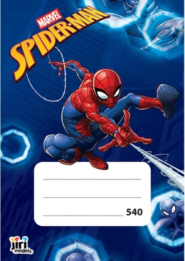 Iskolai füzet A5 Spiderman 540 vonalazatlan (40 lap)