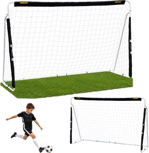 Nagy összecsukható futballkapu 240 × 150 cm