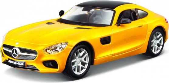 Sárga Mercedes AMG GT modell