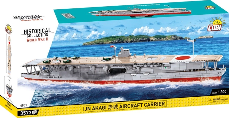 Cobi IJN Akagi repülőgép-hordozó 1:300 (3573 darab)